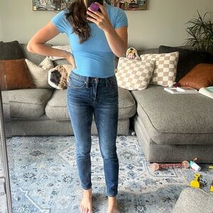 Madewell High Waisted Skinny Jeans